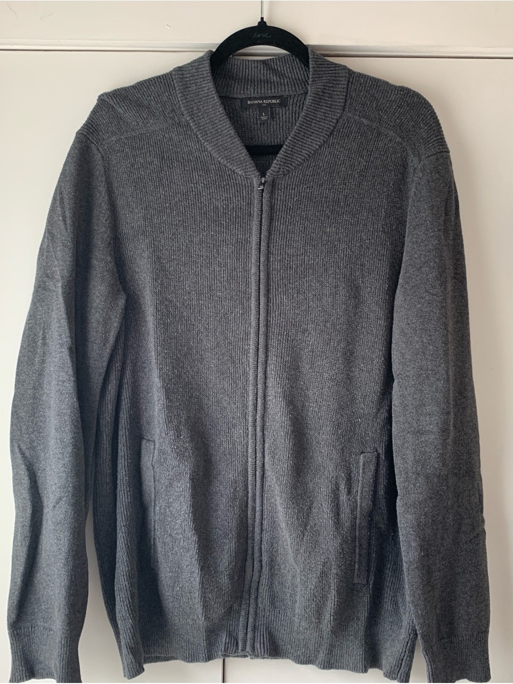 Banana Republic Zip Up Sweater